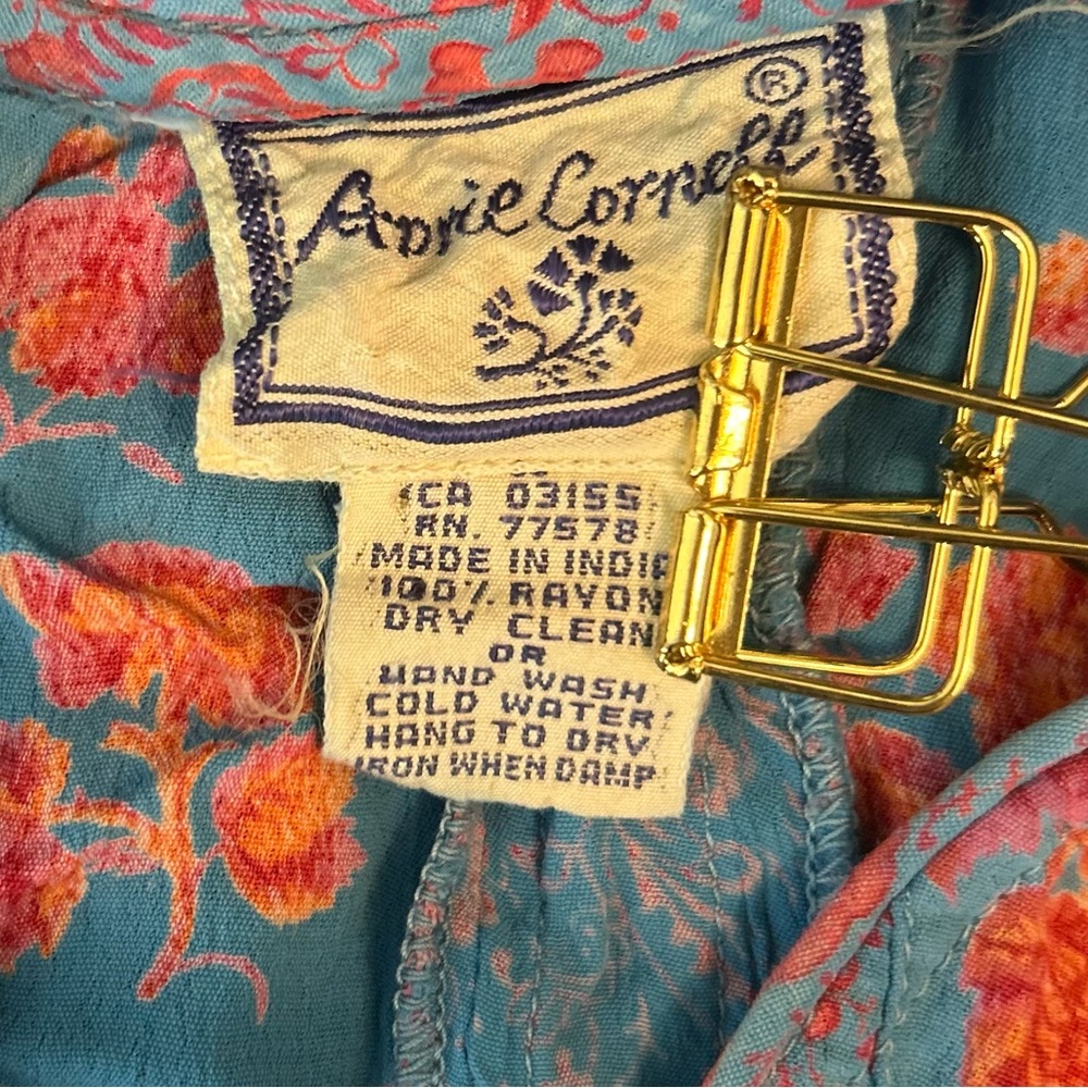 April Cornell Vintage sleeveless gored skirt maxidress M - Picture 11 of 11